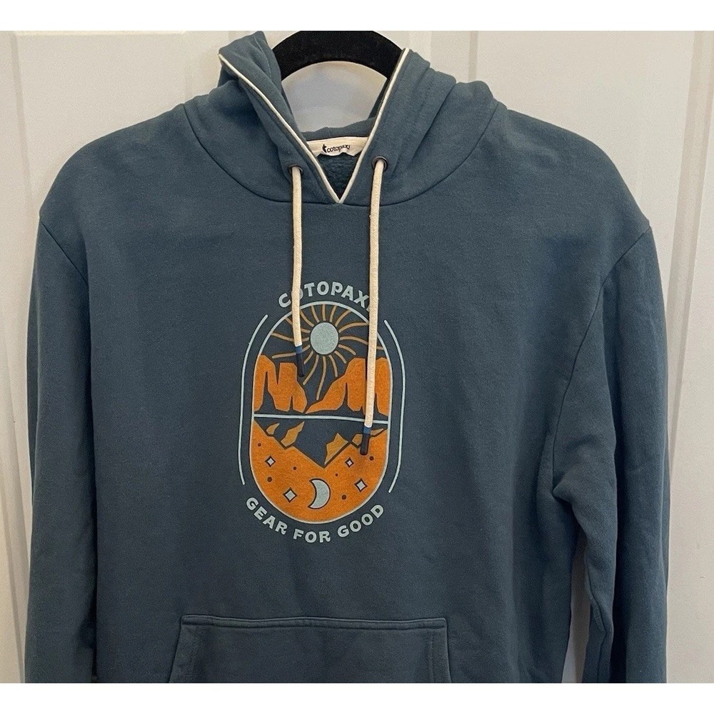 Cotopaxi‎ Day & Night Green Hoodie Gear For Good Sweatshirt Mens M Cozy Hike
